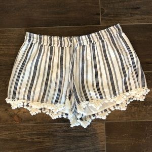 Joie striped flowy shorts